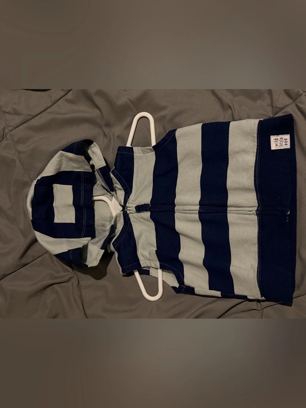 Carter's Navy and White Striped Baby Jeans